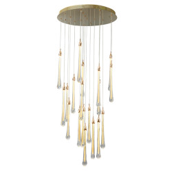 Подвесной светильник Delight Collection Teardrop 19 gold