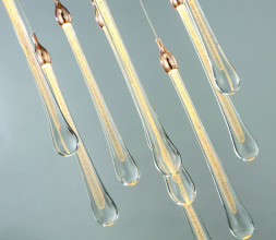 Подвесной светильник Delight Collection Teardrop 19 gold