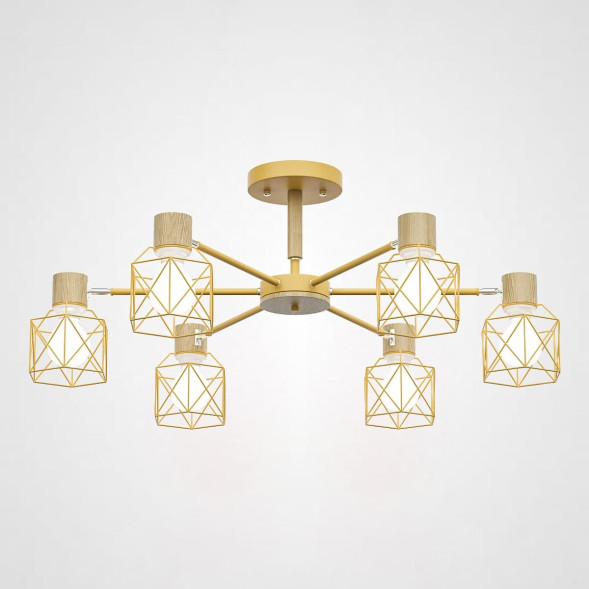 Потолочная Люстра Corf B3 Yellow 6 Lamps