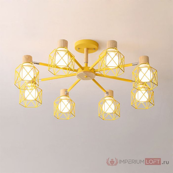 Потолочная Люстра Corf B3 Yellow 6 Lamps