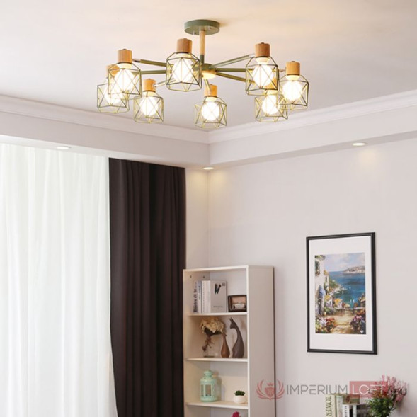 Потолочная Люстра Corf B3 Yellow 6 Lamps
