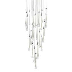 Подвесной светильник Delight Collection Teardrop 25 chrome