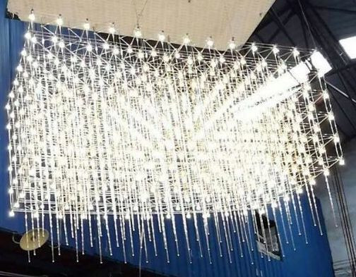 Люстра Cosmos Square Glass L125