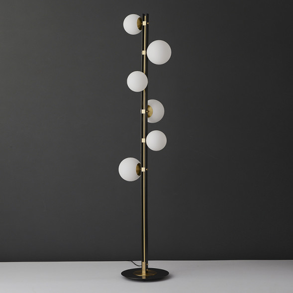 Торшер С Шарообразными Стеклянными Плафонами На Двойной Стойке Judith Fl