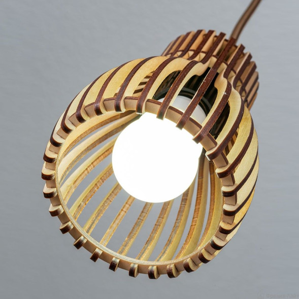 светильник подвесной 1010 Кофе х3 3*30W