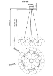 Светильник потолочный &quot;Шары&quot; 91GH-025