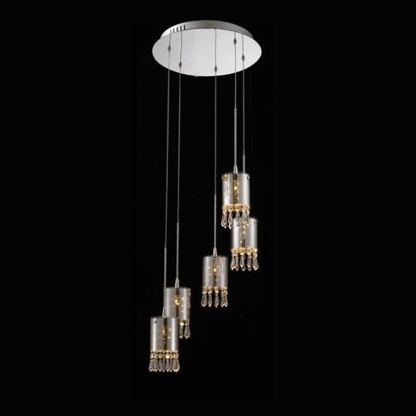 Подвесной светильник Delight Collection Crystal Tube 5