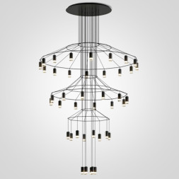 Люстра Vibia Wireflow Chandelier 0378 Led Suspension 42 Lamp