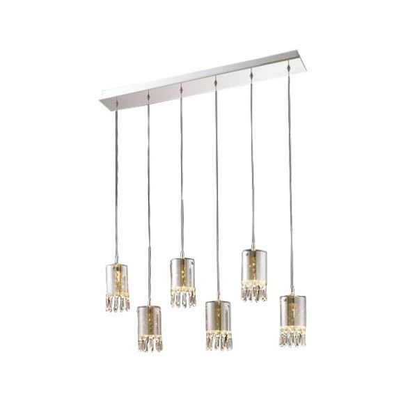 Подвесной светильник Delight Collection Crystal Tube 6