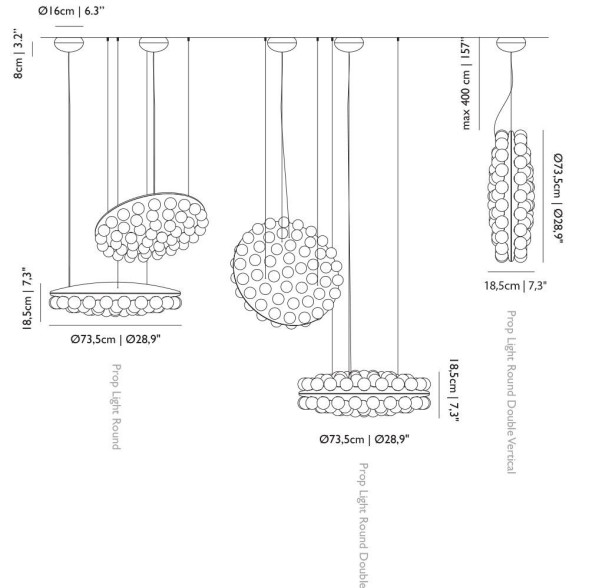 Люстра Prop Light Round Double