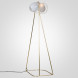 Торшер White Glass Trap Floor Lamp