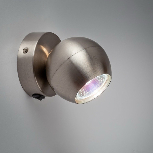 1003 satin nickel настенный светильник спот