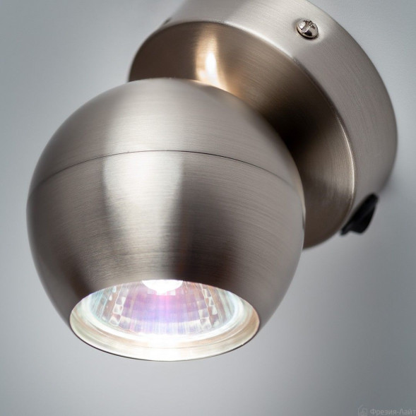 1003 satin nickel настенный светильник спот
