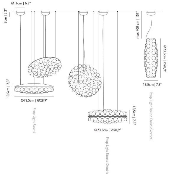 Люстра Prop Light Round Single