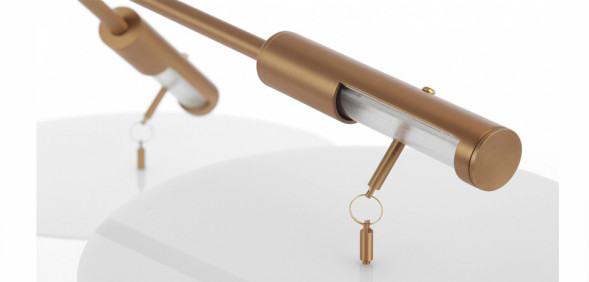 Люстра White Disc 5 Ламп