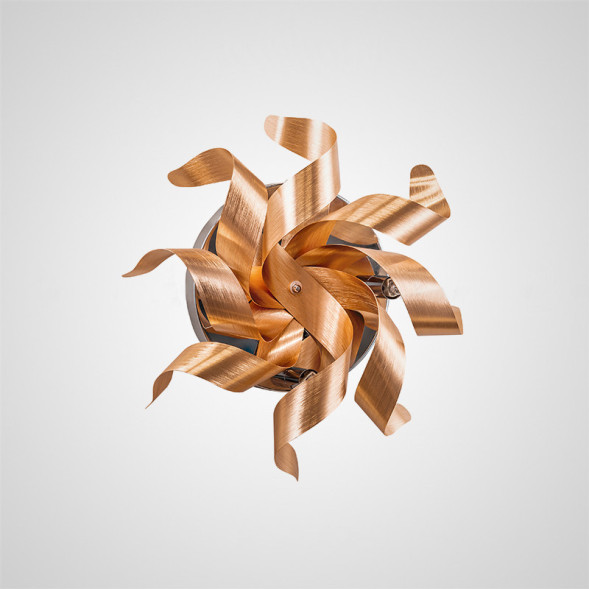 Бра С Декором В Виде Металлической Стружки Beatris Wall