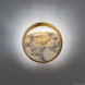 1308 gold matt + marble настенный