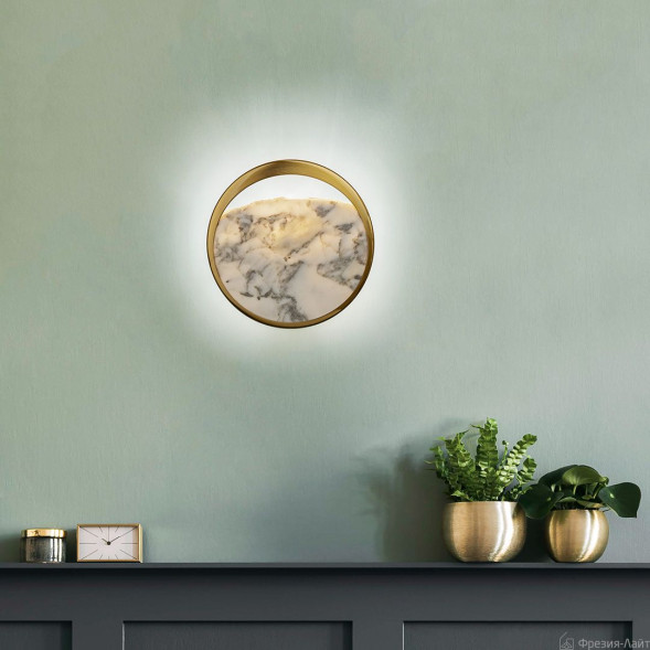 1308 gold matt + marble настенный