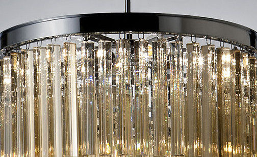 Люстра Delight Collection Odeon 10B chrome/amber