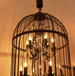 Люстра Vintage birdcage 5006–D4+4