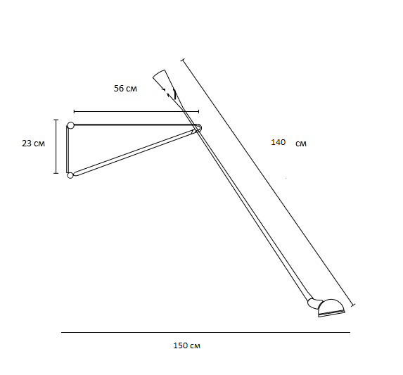 Настенный светильник Flos 160
