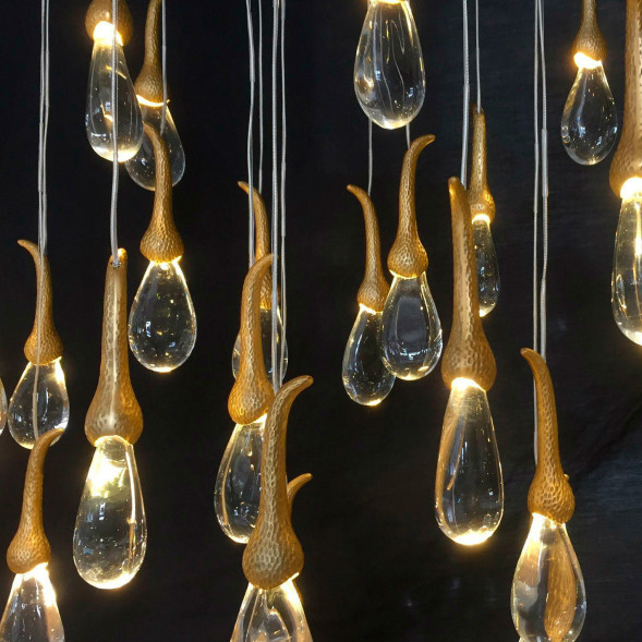 Подвесной светильник Delight Collection OMG07287-5 gold