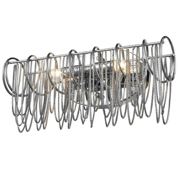 Бра С Плафоном Из Металлический Ребристых Подвесок Homer Wall