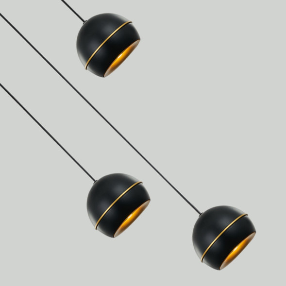 Подвесной светильник Delight Collection MD21001034-3A black/gold