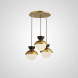 Подвесной Светильник Pompon Gold 3 Светильника На Планке