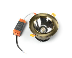 Светильник точечный L8809COB-20W-Bronze