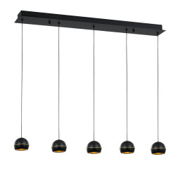 Подвесной светильник Delight Collection MD21001034-5B black/gold