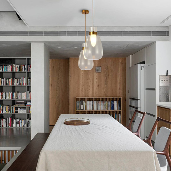 Подвесной Светильник Со Стеклянным Плафоном В Виде Колбы Beat