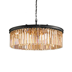 Люстра Delight Collection Odeon 6R black/amber