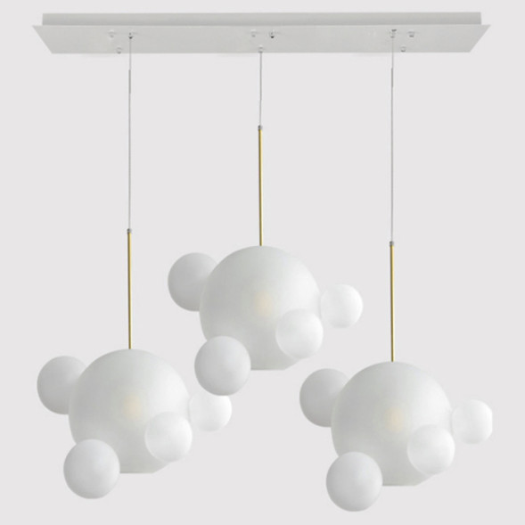 Люстра Giopato &amp;Amp; Coombes Bolle Bls Lamp White Glass Rectangle