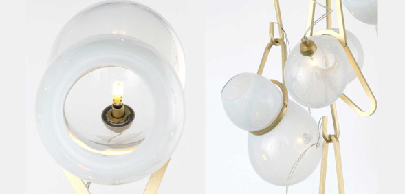 Люстра White Glass Trap