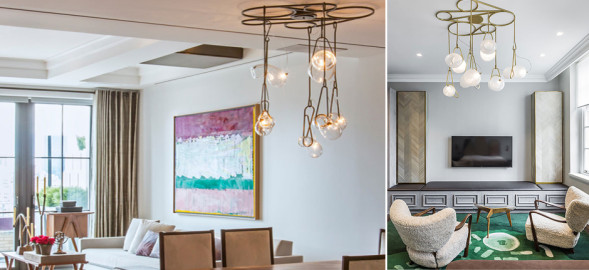 Люстра White Glass Trap