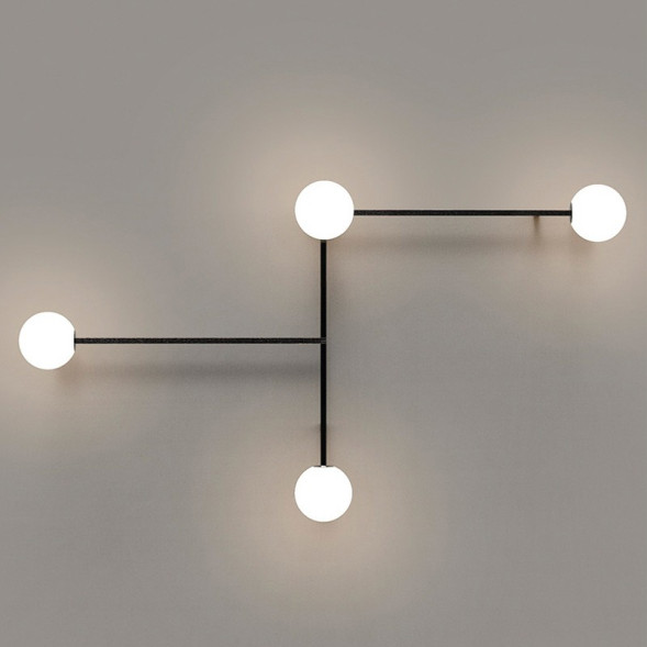Настенный Светильник Lines 4 Черный
