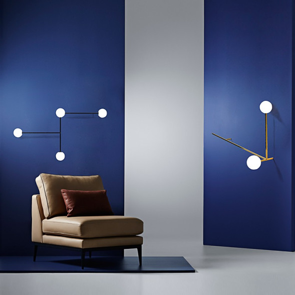 Настенный Светильник Lines 4 Черный