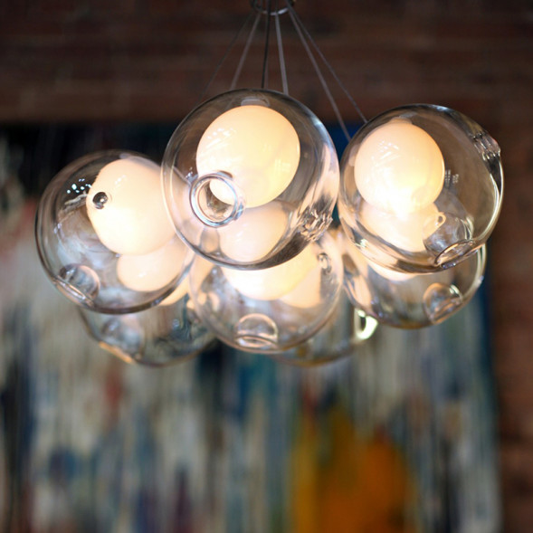 Люстра Bocci 28.7 Round Pendant Chandelier 7 Плафонов