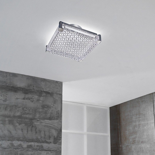 1018 хром светильник настенно-потолочный