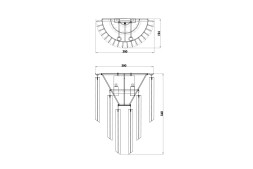 Бра стеклянное 20MB3399-2