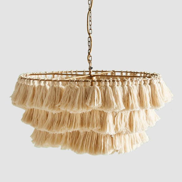 Подвесная Люстра Tassel Бежевый