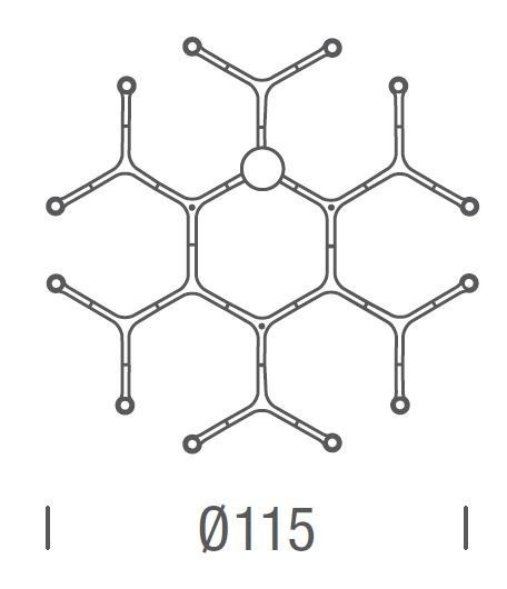 Люстра Crown Plana Minor 12