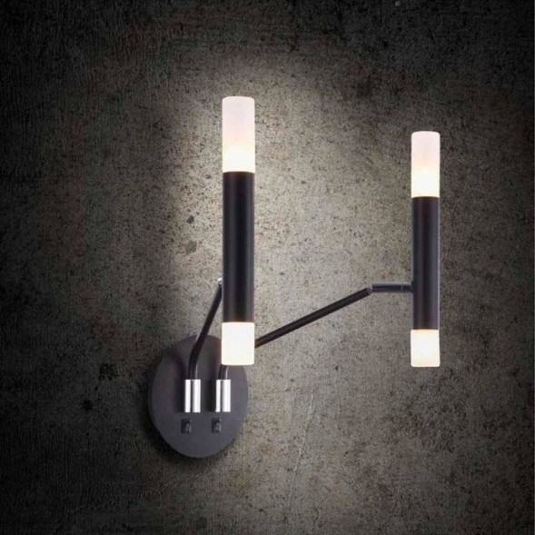 Бра С Двумя Двунаправленными Цилиндрическими Плафонами Torid Wall