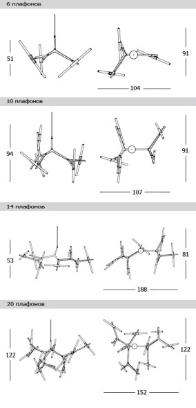 Люстра Agnes 10