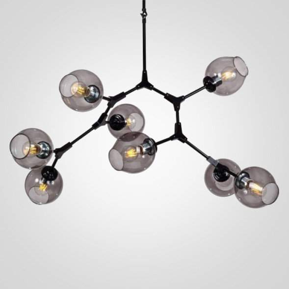 Люстра Branching Bubble Chandelier 8 Black