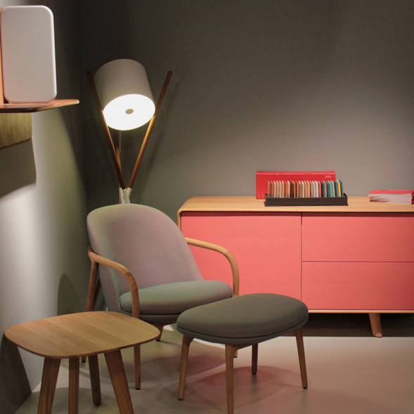 Торшер Shift Lamp Темный Орех