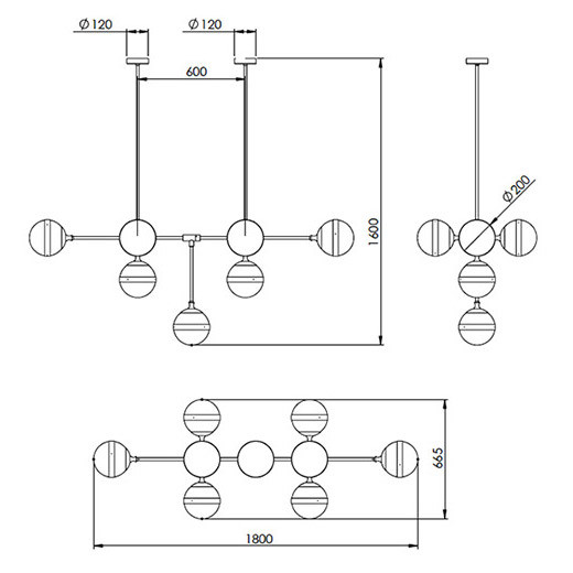 Люстра Peggy Futura Suspension Lamps Hangar Design
