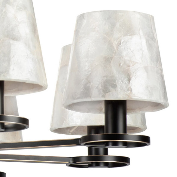 Люстра С Цилиндрическими Декорированными Плафонами Mary