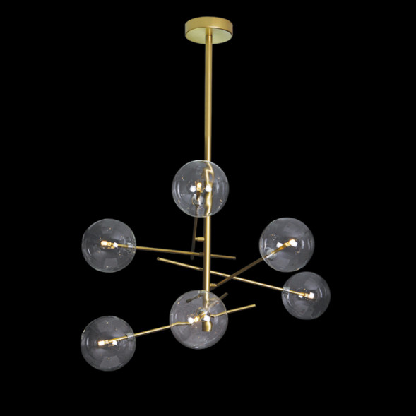 Люстра Delight Collection Globe Mobile 6A gold